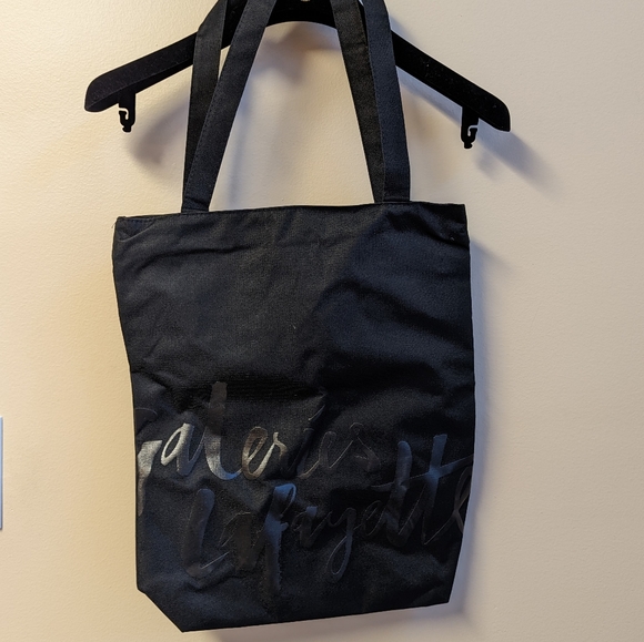 4 /$25 Galeries Lafayette Paris Department Store Black Reusable Tote - Picture 2 of 3